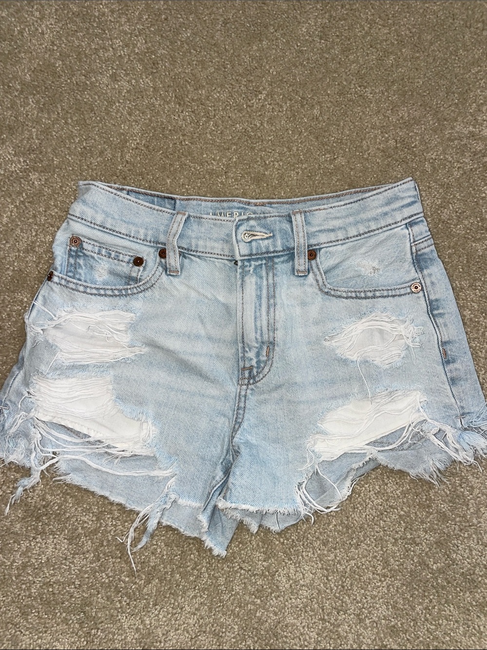 American Eagle Jean shorts, size 00